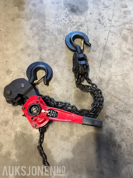 NY kjettingtalje 9000kg - god kvalitet! - Baugeräte: das Bild 1 NY kjettingtalje 9000kg - god kvalitet! - Baugeräte: das Bild 1