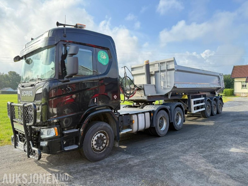 2021 Scania R650 V8 6x4 Trekkvogn m/maur tippsemi - Sattelzugmaschine: das Bild 1 2021 Scania R650 V8 6x4 Trekkvogn m/maur tippsemi - Sattelzugmaschine: das Bild 1