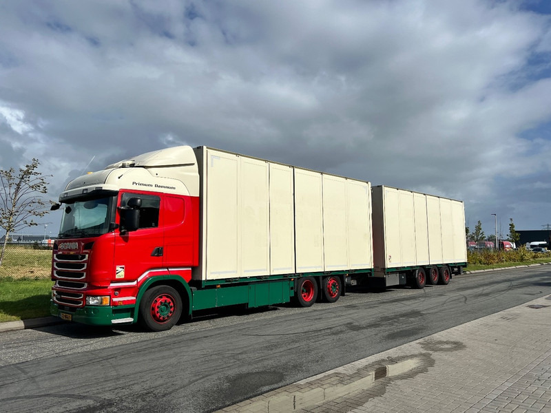 Scania R450 6X2*4 Combi Retarder / Standclma / Full Air / zijdeuren - Koffer LKW: das Bild 1 Scania R450 6X2*4 Combi Retarder / Standclma / Full Air / zijdeuren - Koffer LKW: das Bild 1