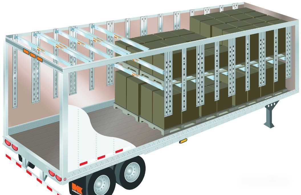 Sistem double deck dube frigorifice : Suporti laterali +bari - Kühlkoffer Auflieger: das Bild 1 Sistem double deck dube frigorifice : Suporti laterali +bari - Kühlkoffer Auflieger: das Bild 1