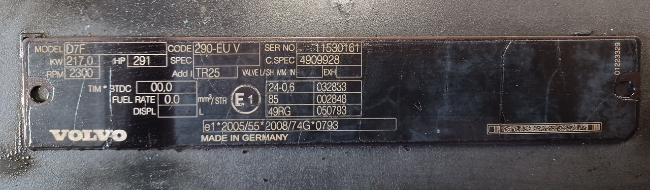 Volvo D7F Volvo FL - Motor für LKW: das Bild 3 Volvo D7F Volvo FL - Motor für LKW: das Bild 3