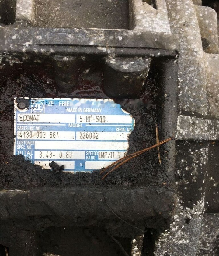 ZF Ecomat 5HP500 - Getriebe für Bus: das Bild 1 ZF Ecomat 5HP500 - Getriebe für Bus: das Bild 1