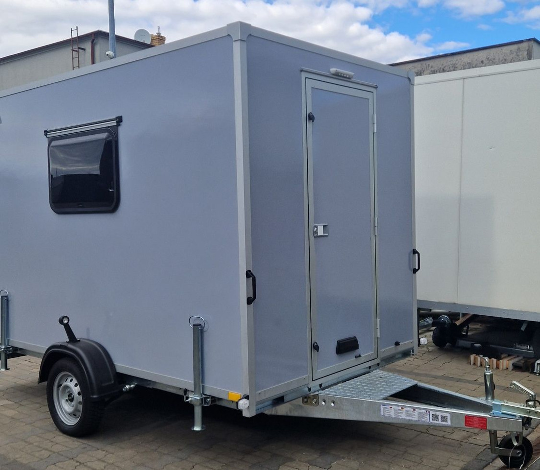 NOWA Przyczepa Socjalna Stróżówka Brygadówka Magazyn Budowa Bauwagen - Wohncontainer, Anhänger: das Bild 1 NOWA Przyczepa Socjalna Stróżówka Brygadówka Magazyn Budowa Bauwagen - Wohncontainer, Anhänger: das Bild 1