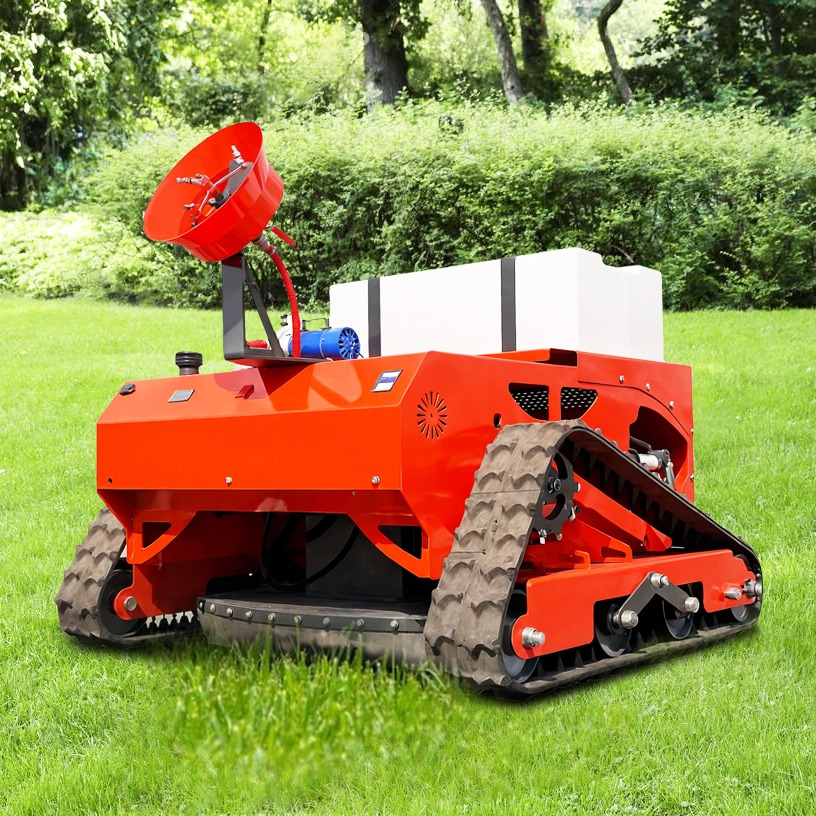 LEZUM Electric Lawn Mower Rc Remote Control Robot Gas Gasoline Electric Zero Turn Crawler Lawn Mower For Sale Grass Cutting - Rasenmäher: das Bild 5 LEZUM Electric Lawn Mower Rc Remote Control Robot Gas Gasoline Electric Zero Turn Crawler Lawn Mower For Sale Grass Cutting - Rasenmäher: das Bild 5