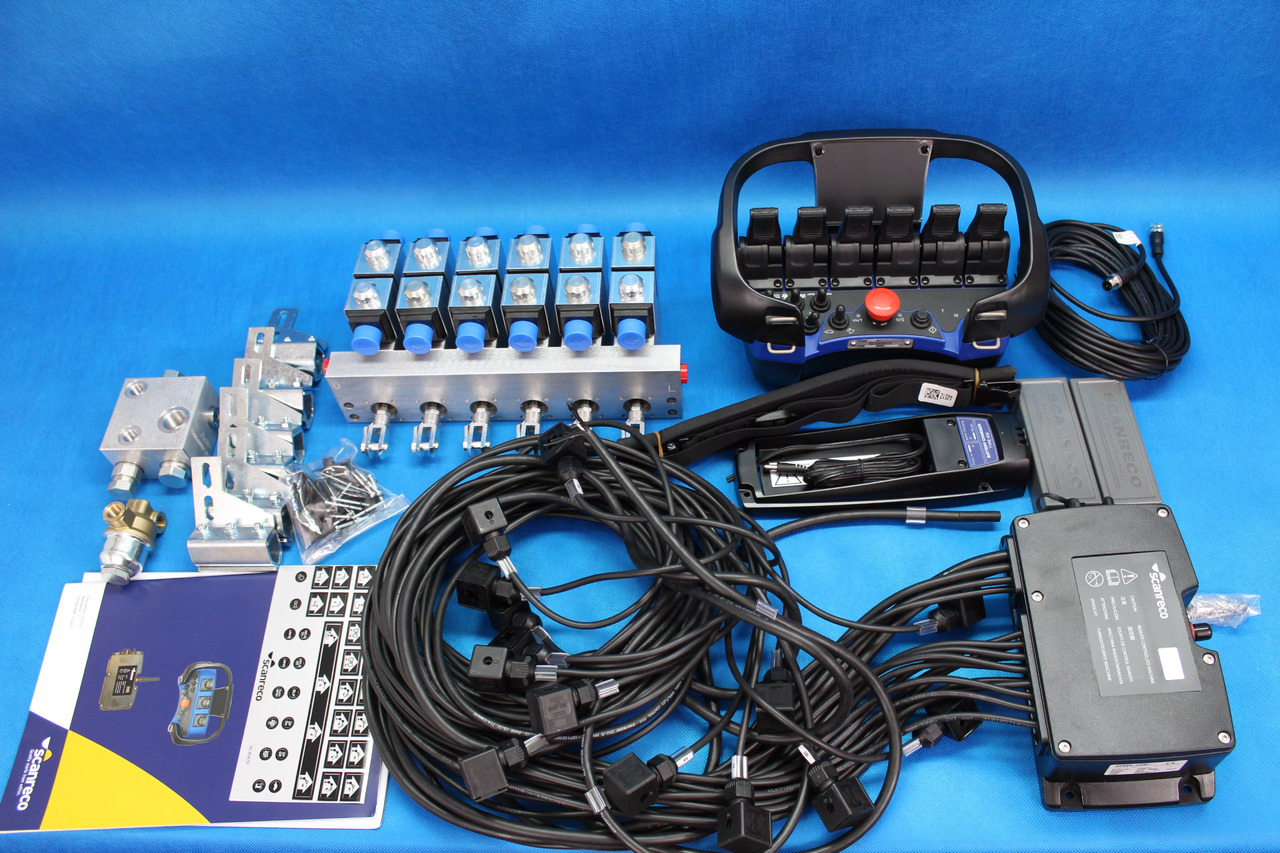 Scanreco RC400 G2B 6 Functions + Retrofit Kit for crane with valve without solenoids Fassi Hiab Palfinger 12/24V - Baumaschine: das Bild 1 Scanreco RC400 G2B 6 Functions + Retrofit Kit for crane with valve without solenoids Fassi Hiab Palfinger 12/24V - Baumaschine: das Bild 1
