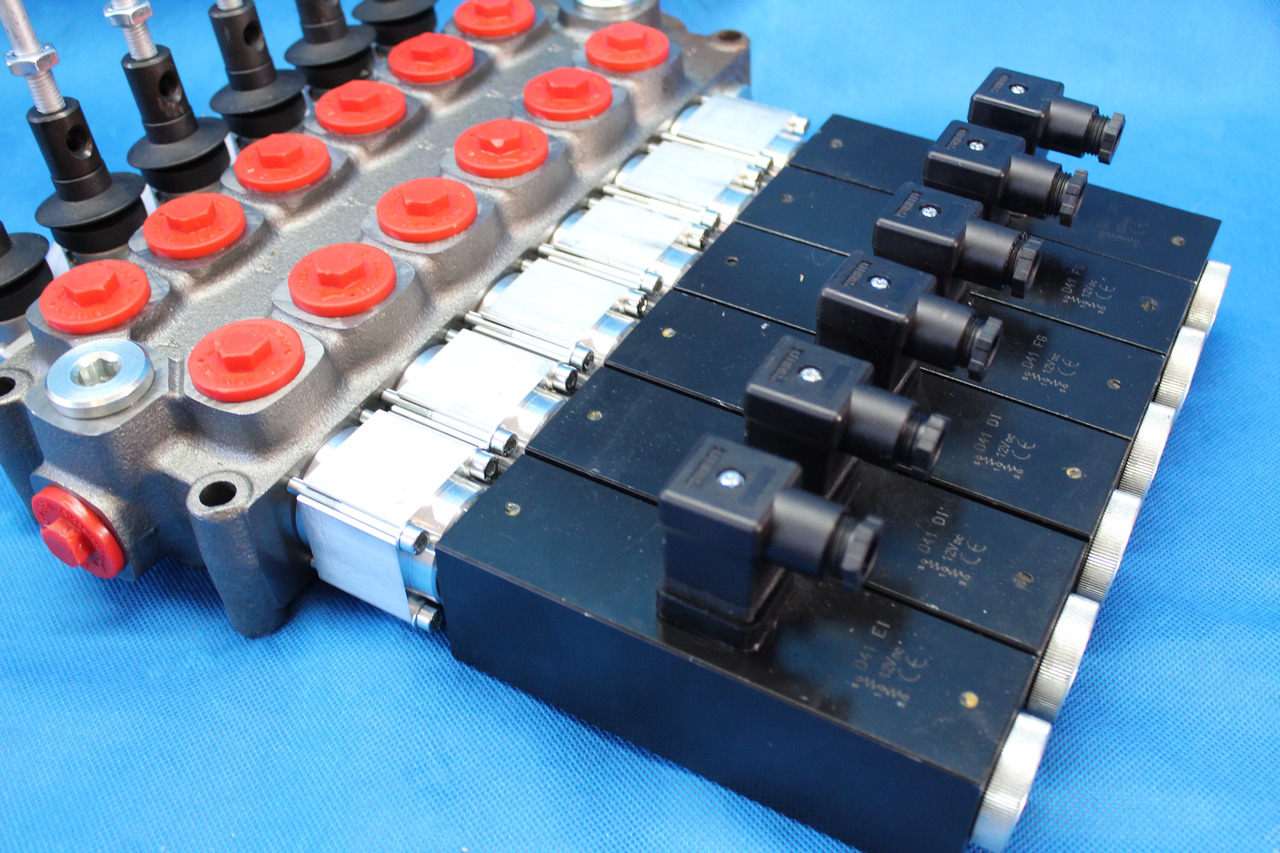 6 Sections Directional Control Valve Galtech Q95 120 l/min 31 GPM Electric solen for HDS-edged and cranes. - Luftfahrt-Bodengerät: das Bild 4 6 Sections Directional Control Valve Galtech Q95 120 l/min 31 GPM Electric solen for HDS-edged and cranes. - Luftfahrt-Bodengerät: das Bild 4
