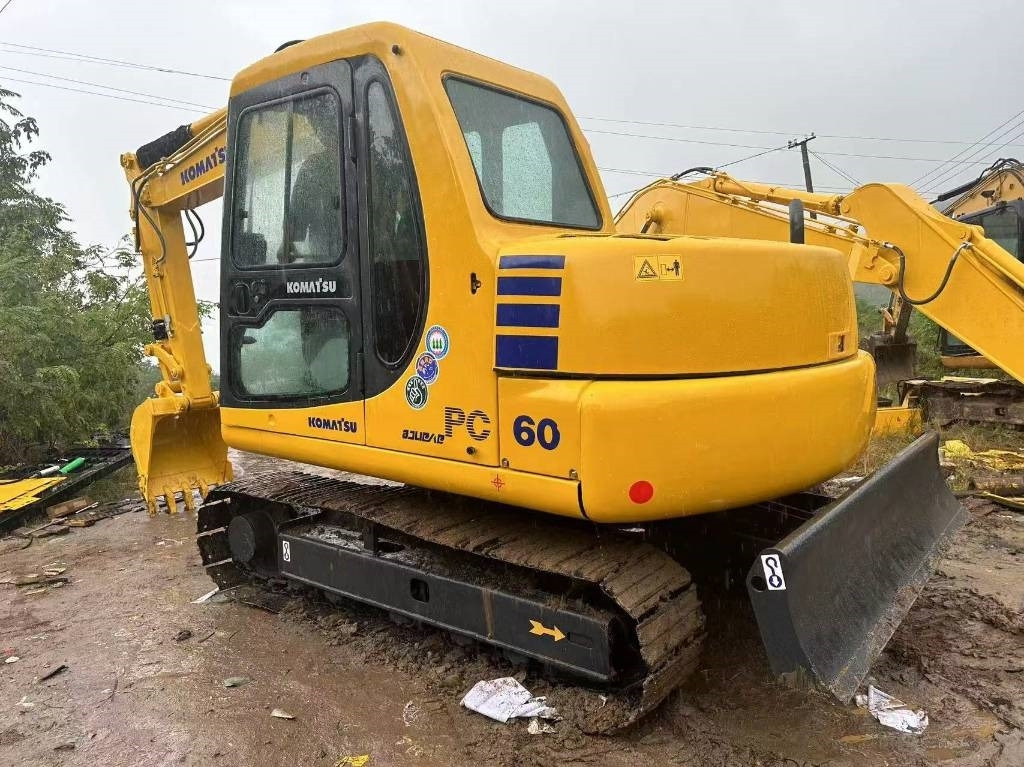 Komatsu PC 60 - Minibagger: das Bild 1 Komatsu PC 60 - Minibagger: das Bild 1