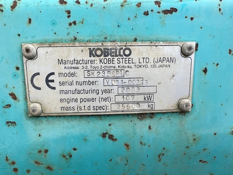 Kobelco SK 235 SR LC  - Leasing Kobelco SK 235 SR LC: das Bild 8