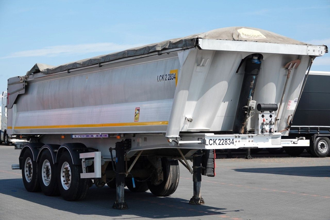 Kipper Auflieger Benalu WYWROTKA 27 m3 / ALUMINIOWA / HYDRAULICZNA KLAPA: das Bild 6