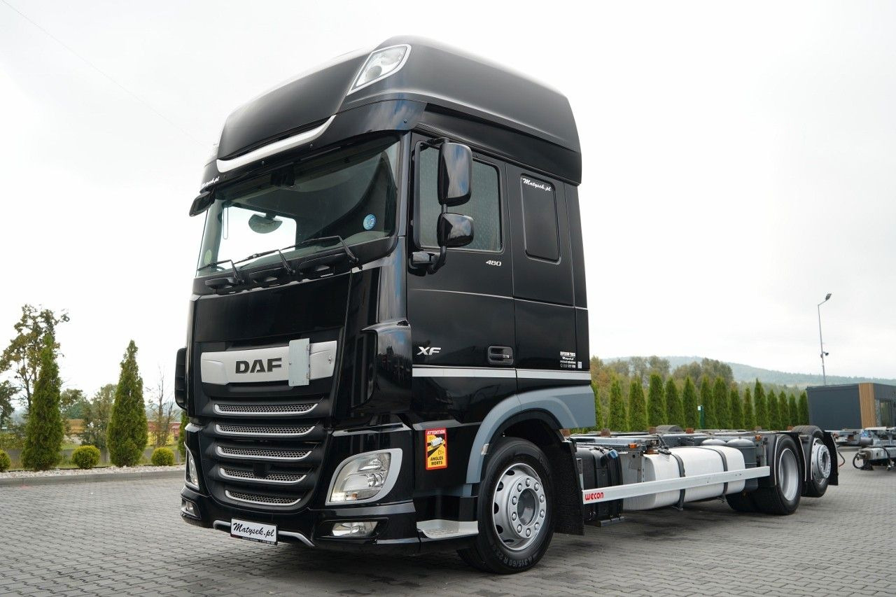 DAF XF 480 / BDF / 6X2 / SSC / I-PARK COOL / OŚ POD - Containerwagen/ Wechselfahrgestell LKW: das Bild 2 DAF XF 480 / BDF / 6X2 / SSC / I-PARK COOL / OŚ POD - Containerwagen/ Wechselfahrgestell LKW: das Bild 2