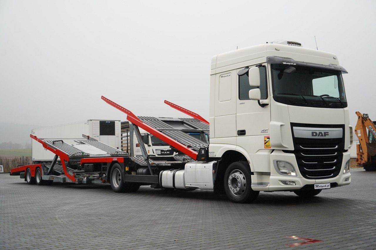 DAF XF 480 / LORA / LOHR / 16,5 M / 4 DOSTAWCZAKI / - Autotransporter LKW: das Bild 5 DAF XF 480 / LORA / LOHR / 16,5 M / 4 DOSTAWCZAKI / - Autotransporter LKW: das Bild 5