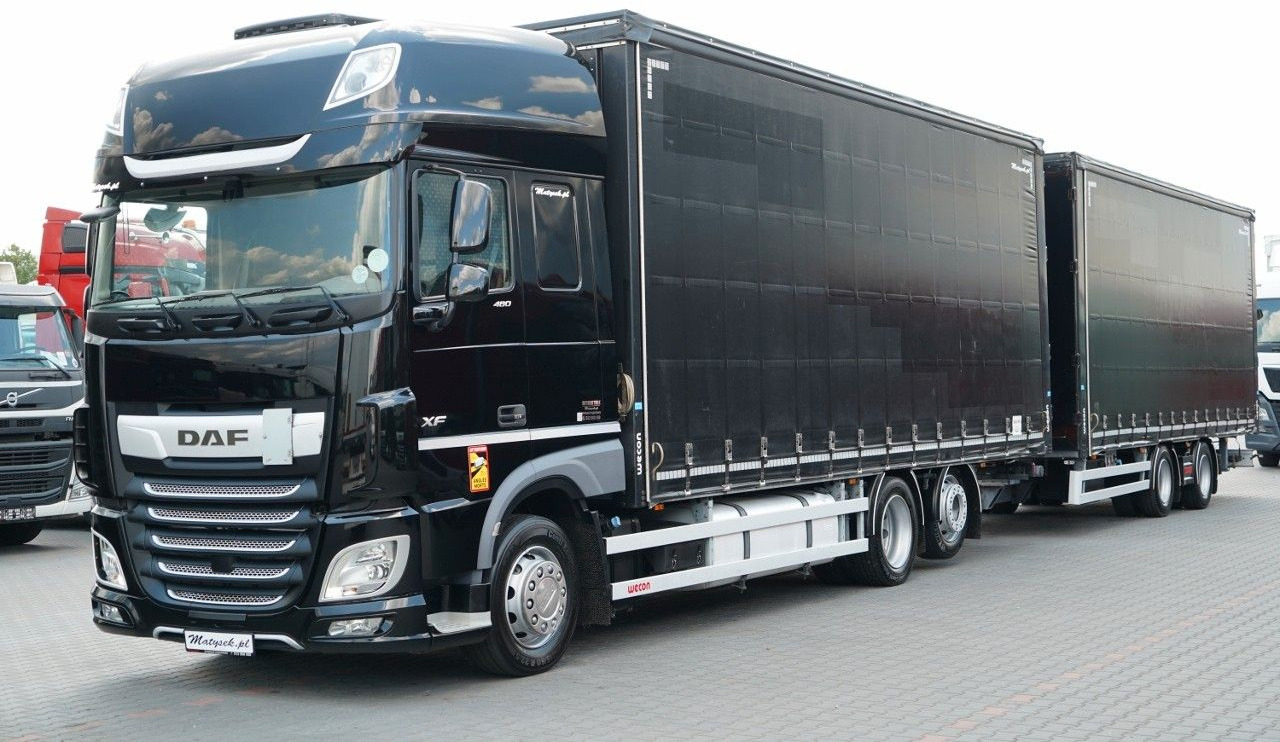 DAF XF 480 / ZESTAW TANDEM / 120 M3 / PRZEJAZDOWY / - Plane LKW: das Bild 1 DAF XF 480 / ZESTAW TANDEM / 120 M3 / PRZEJAZDOWY / - Plane LKW: das Bild 1