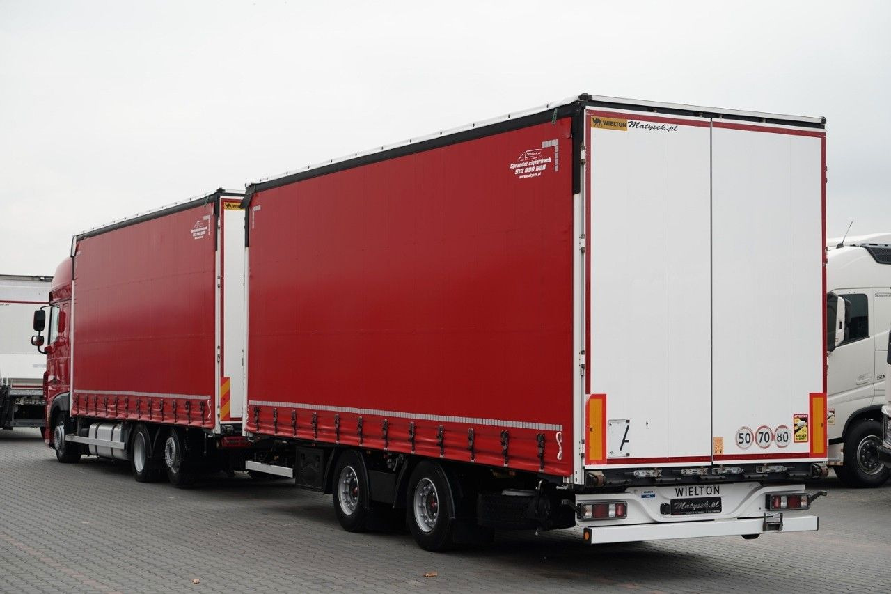 DAF XF 480 / ZESTAW TANDEM / 120 M3 / PRZEJAZDOWY / - Plane LKW: das Bild 2 DAF XF 480 / ZESTAW TANDEM / 120 M3 / PRZEJAZDOWY / - Plane LKW: das Bild 2