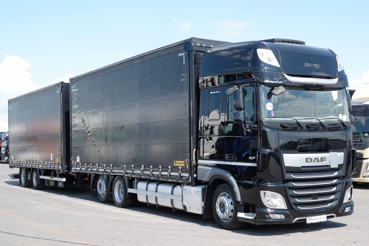 DAF XF 480 / ZESTAW TANDEM / 120 M3 / PRZEJAZDOWY / - Plane LKW: das Bild 2 DAF XF 480 / ZESTAW TANDEM / 120 M3 / PRZEJAZDOWY / - Plane LKW: das Bild 2