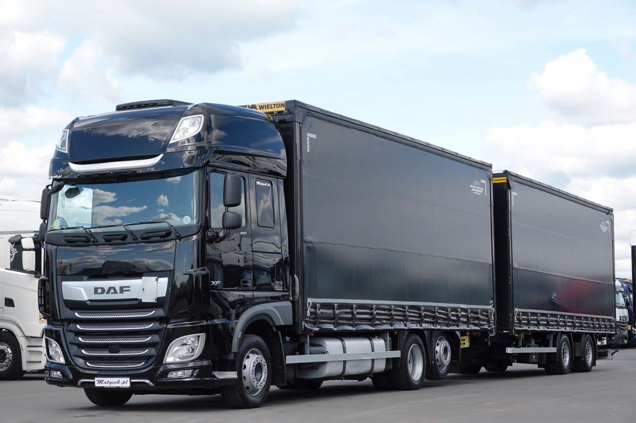 DAF XF 480 / ZESTAW TANDEM / 120 M3 / PRZEJAZDOWY / - Plane LKW: das Bild 1 DAF XF 480 / ZESTAW TANDEM / 120 M3 / PRZEJAZDOWY / - Plane LKW: das Bild 1