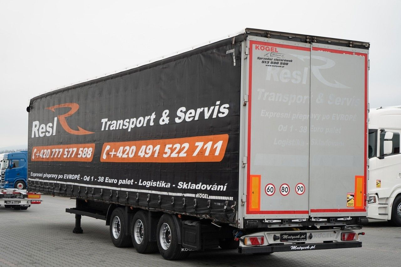 Planenauflieger Kögel FIRANKA / MEGA / OŚ PODNOSZONA / OSIE SAF / DACH: das Bild 6