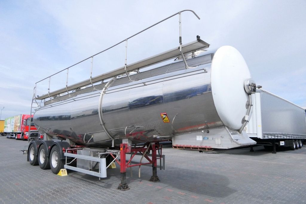 Tankauflieger Menci ETA / FOOD LIQUID TANK TRAILER/32000 L/ 4 CHAMBE: das Bild 8
