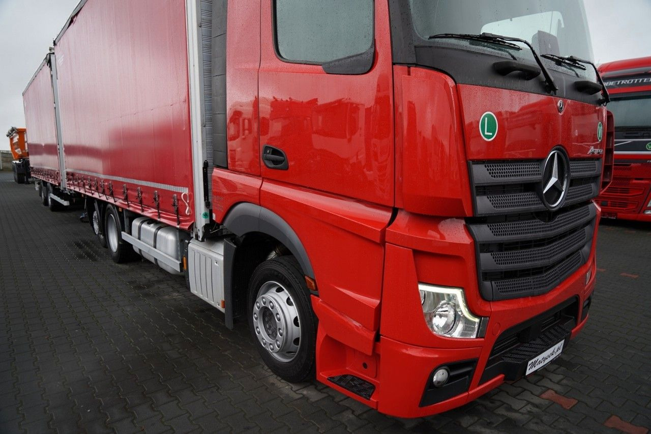 Mercedes-Benz ACTROS 2545 / ZESTAW TANDEM 120 M3 / PRZEJAZDOWY - Plane LKW: das Bild 5 Mercedes-Benz ACTROS 2545 / ZESTAW TANDEM 120 M3 / PRZEJAZDOWY - Plane LKW: das Bild 5