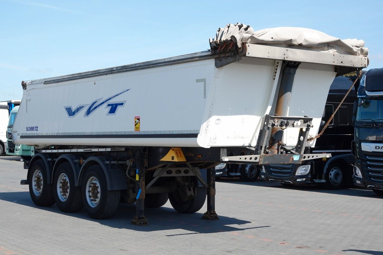 Schmitz Cargobull WYWROTKA / 24 m3 / ALUMINIOWA / OŚ PODNOSZONA - Kipper Auflieger: das Bild 1 Schmitz Cargobull WYWROTKA / 24 m3 / ALUMINIOWA / OŚ PODNOSZONA - Kipper Auflieger: das Bild 1