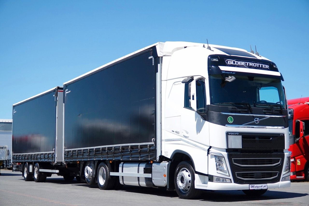 Volvo FH 460 / ZESTAW TANDEM / 120 M3 / FULL AIRMATIC - Plane LKW: das Bild 1 Volvo FH 460 / ZESTAW TANDEM / 120 M3 / FULL AIRMATIC - Plane LKW: das Bild 1
