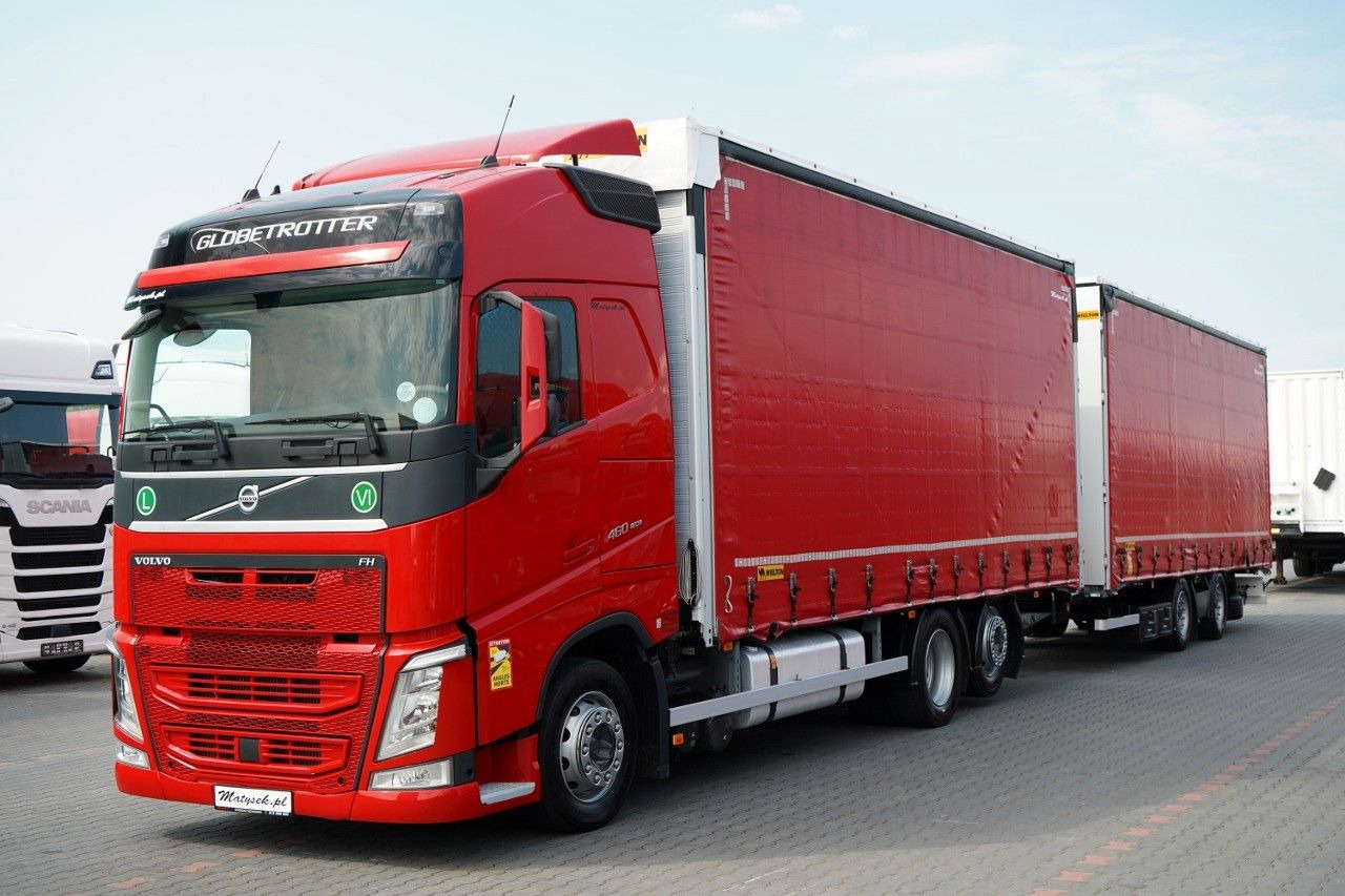 Volvo FH 460 / ZESTAW TANDEM / PRZEJAZDOWY / MEGA / I- - Plane LKW: das Bild 1 Volvo FH 460 / ZESTAW TANDEM / PRZEJAZDOWY / MEGA / I- - Plane LKW: das Bild 1