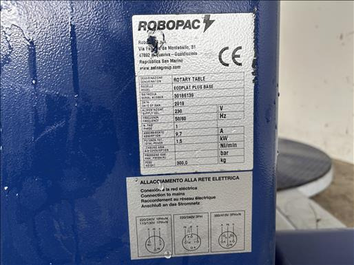 Robopac Ecoplat plus base Pallet wrapper - Verpackungsmaschine: das Bild 4 Robopac Ecoplat plus base Pallet wrapper - Verpackungsmaschine: das Bild 4