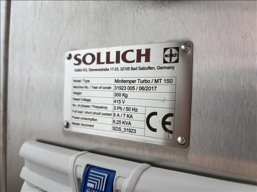 Lebensmittelmaschine Sollich Minitemper Turbo MT150 Chocolate tempering machine: das Bild 9