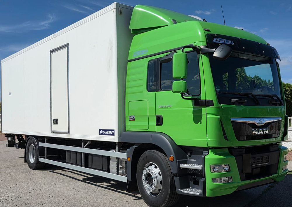 MAN TGM 18.340 / 18.290 / 15.290 / IZOTERMA / WINDA / 19PALET /E6 / SPROWADZONY / AUTOMAT / SYPIALKA / PIERWSZY WŁAŚCICIEL / BOCZNE DRZWI / STAN BARDZO DOBRY - Kühlkoffer LKW: das Bild 1 MAN TGM 18.340 / 18.290 / 15.290 / IZOTERMA / WINDA / 19PALET /E6 / SPROWADZONY / AUTOMAT / SYPIALKA / PIERWSZY WŁAŚCICIEL / BOCZNE DRZWI / STAN BARDZO DOBRY - Kühlkoffer LKW: das Bild 1