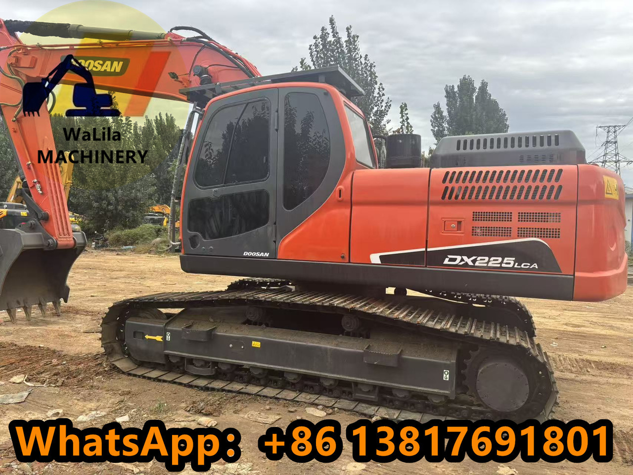 DOOSAN DX225 - Kettenbagger: das Bild 2 DOOSAN DX225 - Kettenbagger: das Bild 2