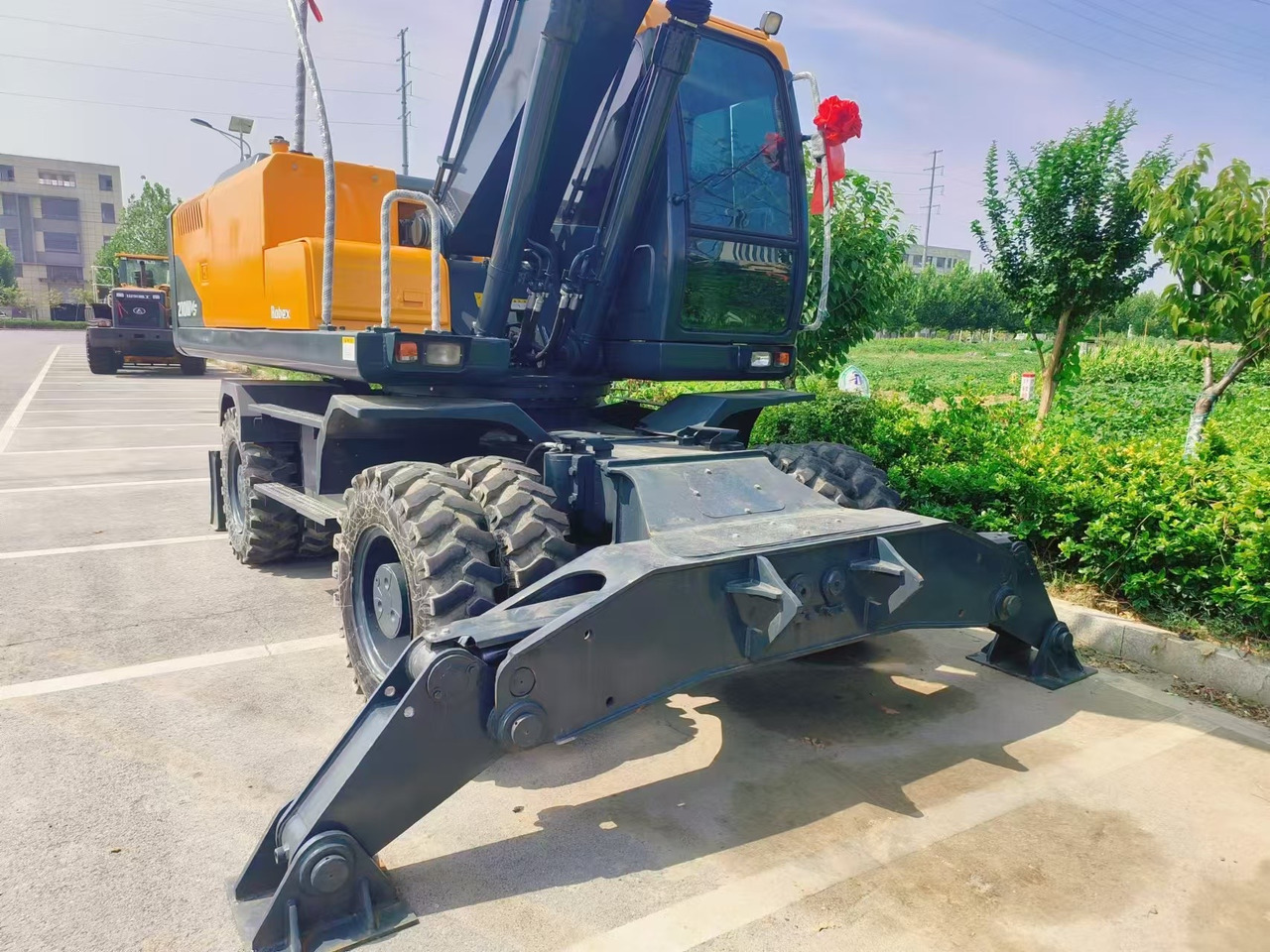 Mobilbagger Hyundai Korea imports Hyundai 210 Wheel excavator [ good ]: das Bild 8