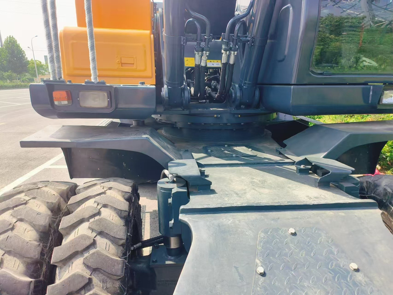 Mobilbagger Hyundai Korea imports Hyundai 210 Wheel excavator [ good ]: das Bild 7