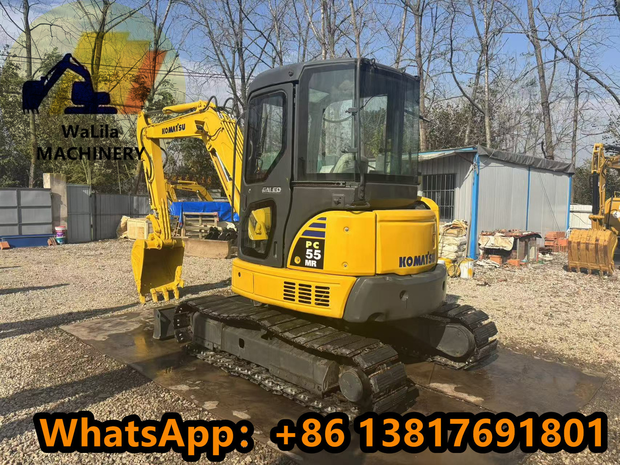 KOMATSU PC55MR-3 - Minibagger: das Bild 4 KOMATSU PC55MR-3 - Minibagger: das Bild 4