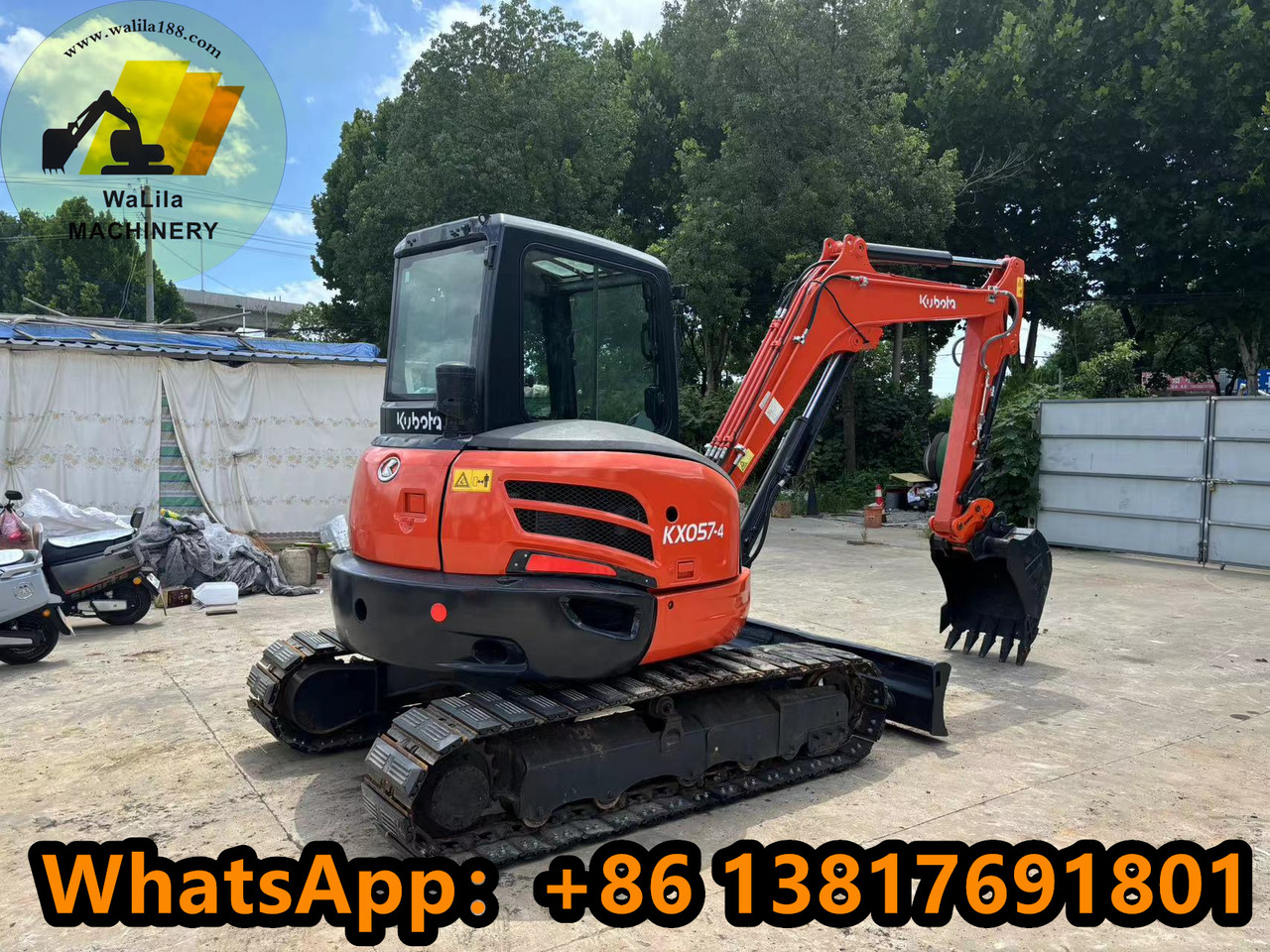 KUBOTA Kx057-4 - Minibagger: das Bild 4 KUBOTA Kx057-4 - Minibagger: das Bild 4
