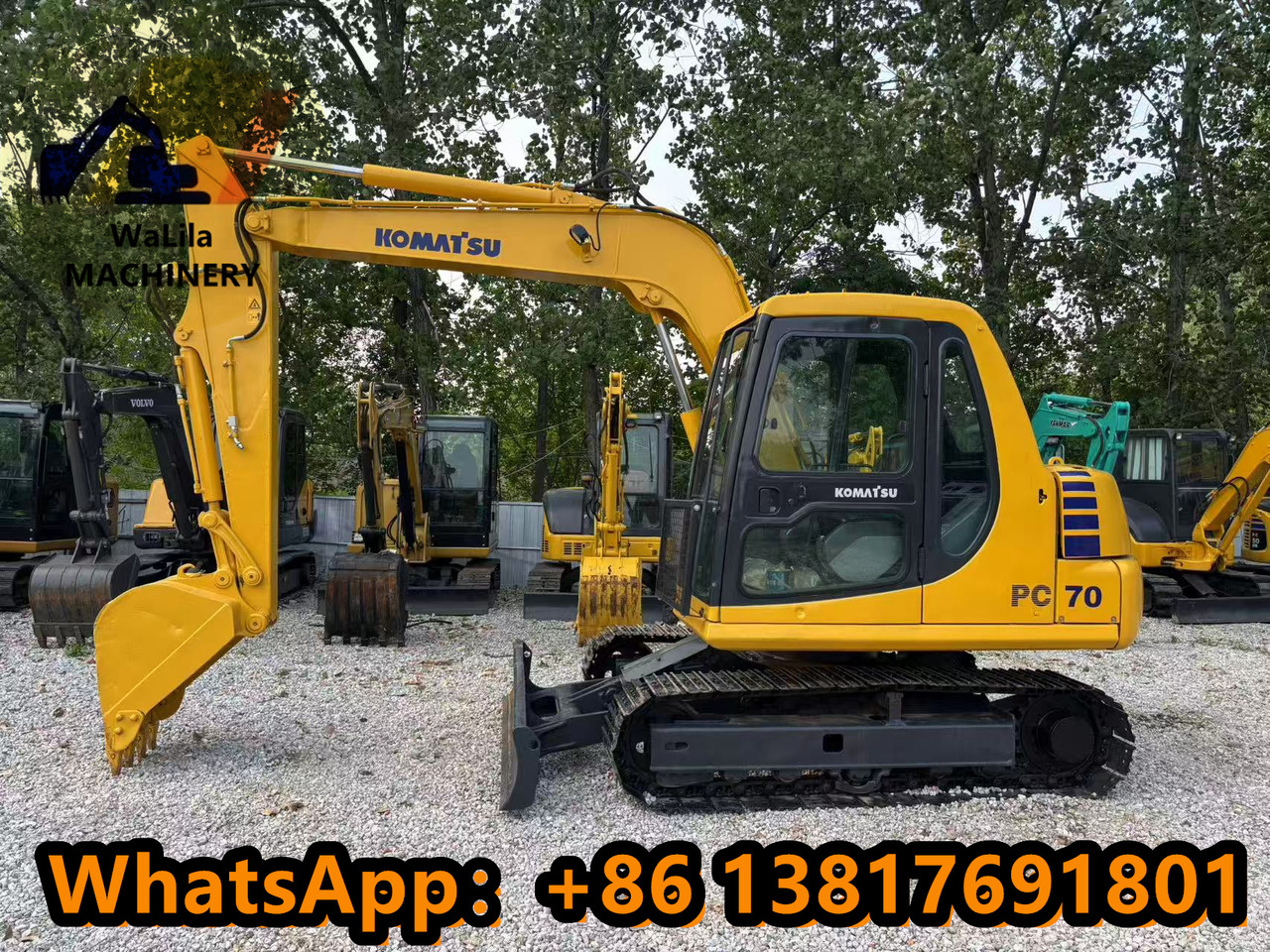 Komatsu 70-6 - Minibagger: das Bild 1 Komatsu 70-6 - Minibagger: das Bild 1