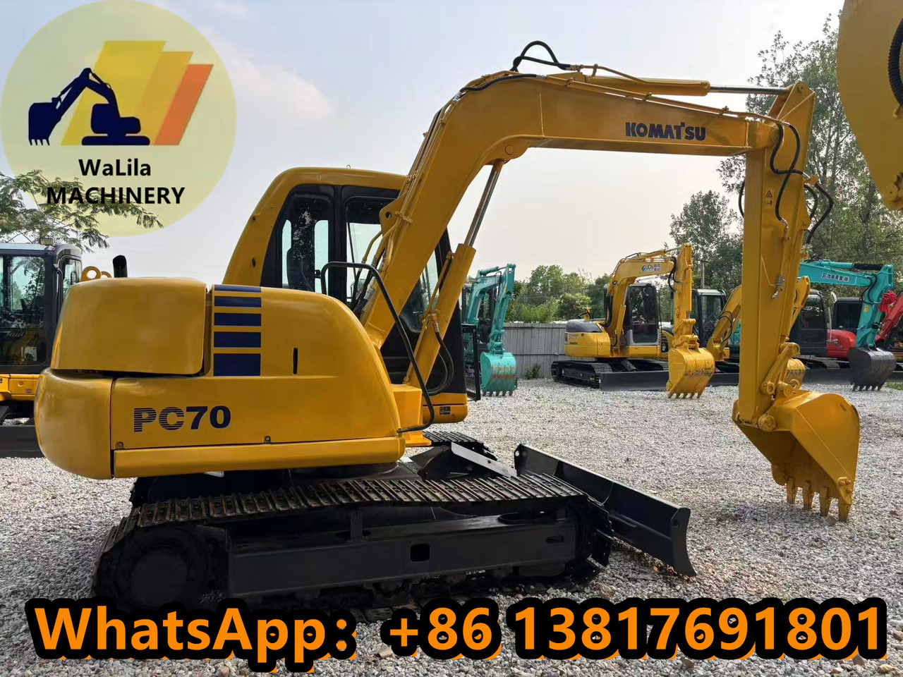 Komatsu 70-6 - Minibagger: das Bild 2 Komatsu 70-6 - Minibagger: das Bild 2