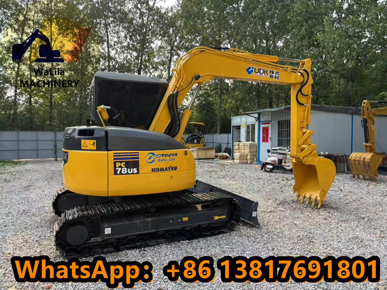 Komatsu 78US-6 - Minibagger: das Bild 1 Komatsu 78US-6 - Minibagger: das Bild 1