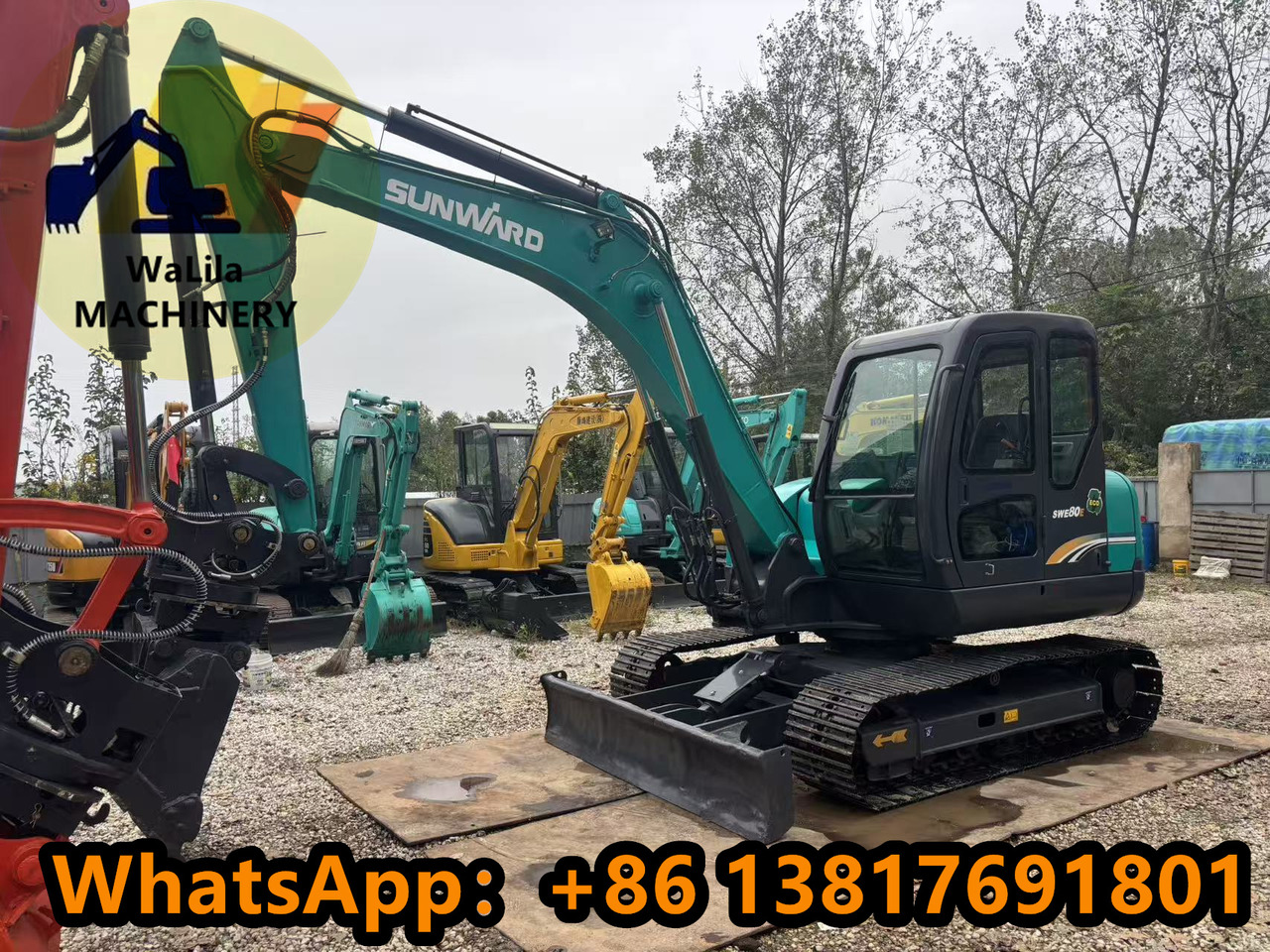 Minibagger SUNWARD SWE80E9: das Bild 6 Minibagger SUNWARD SWE80E9: das Bild 6