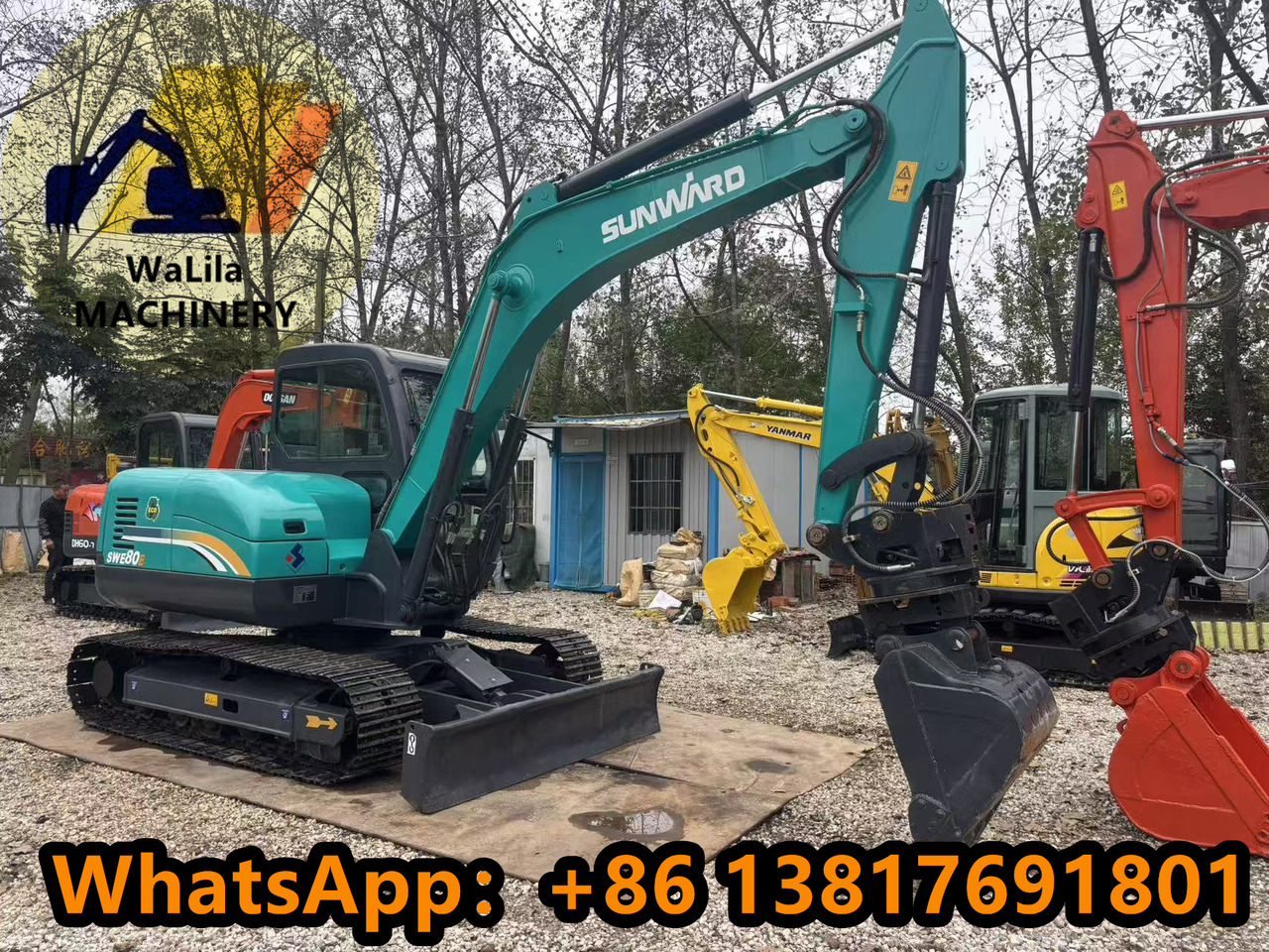 Minibagger SUNWARD SWE80E9: das Bild 8 Minibagger SUNWARD SWE80E9: das Bild 8