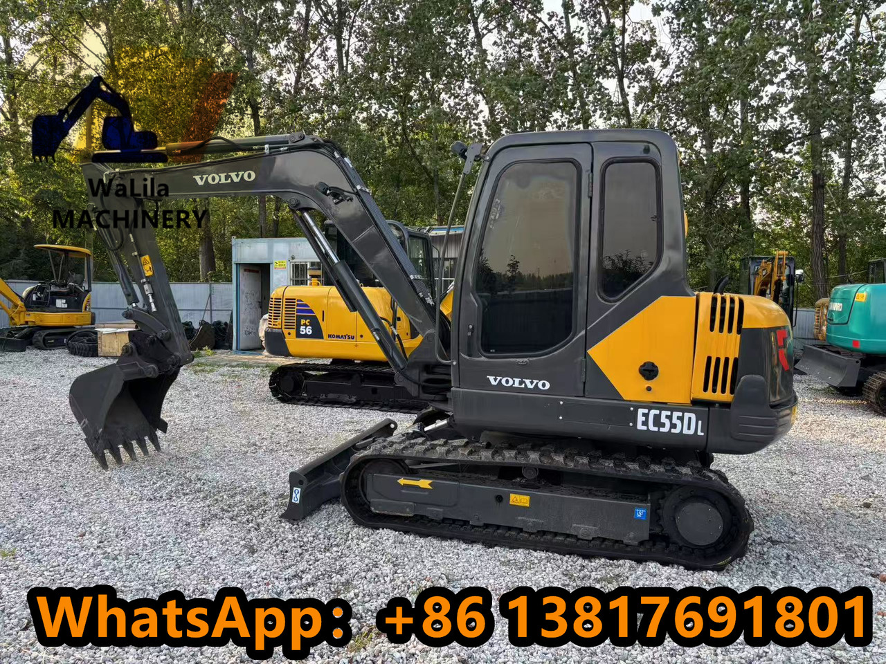 VOLVO EC55 Rubber track version - Minibagger: das Bild 1 VOLVO EC55 Rubber track version - Minibagger: das Bild 1