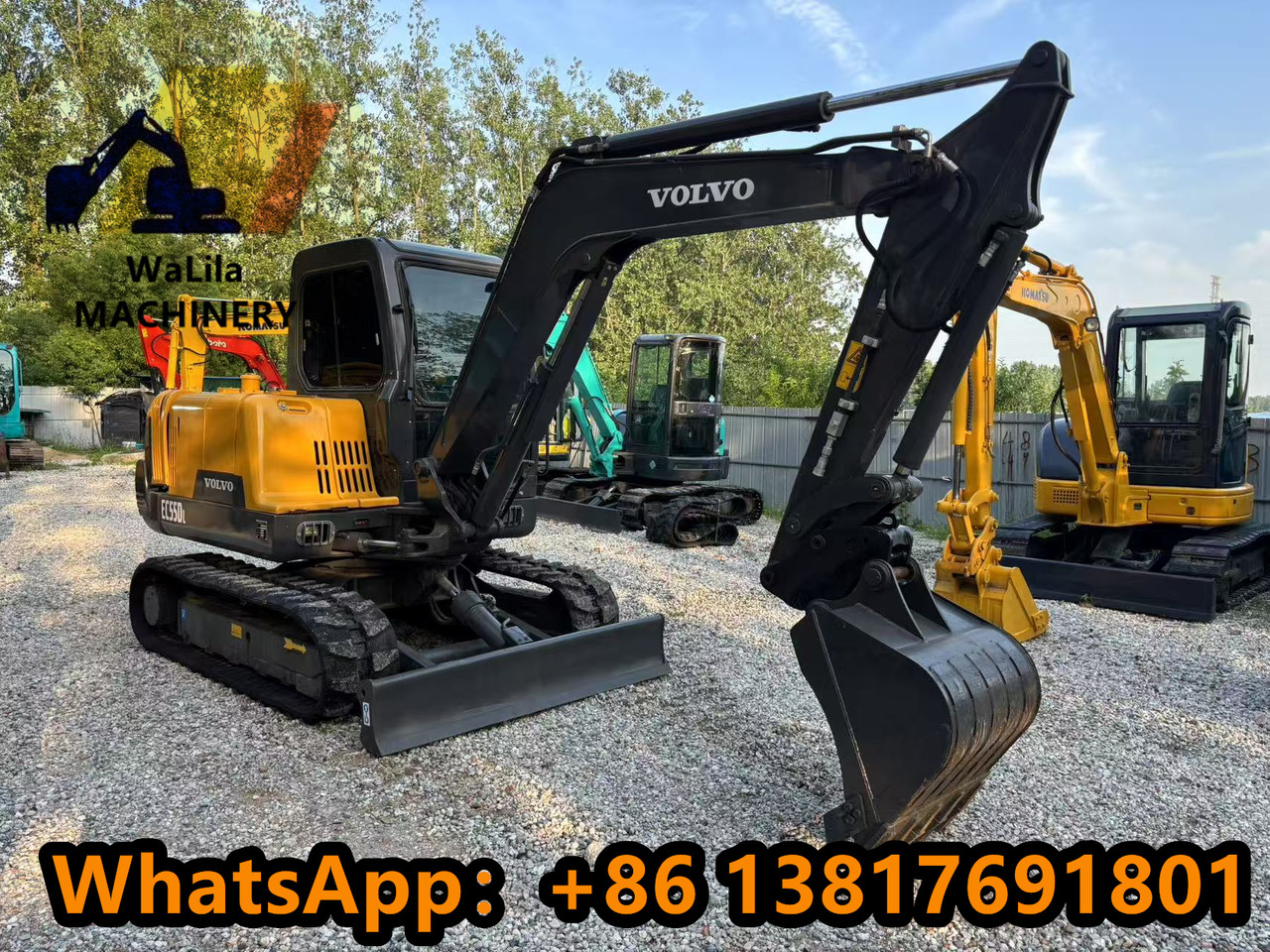VOLVO EC55 Rubber track version - Minibagger: das Bild 3 VOLVO EC55 Rubber track version - Minibagger: das Bild 3