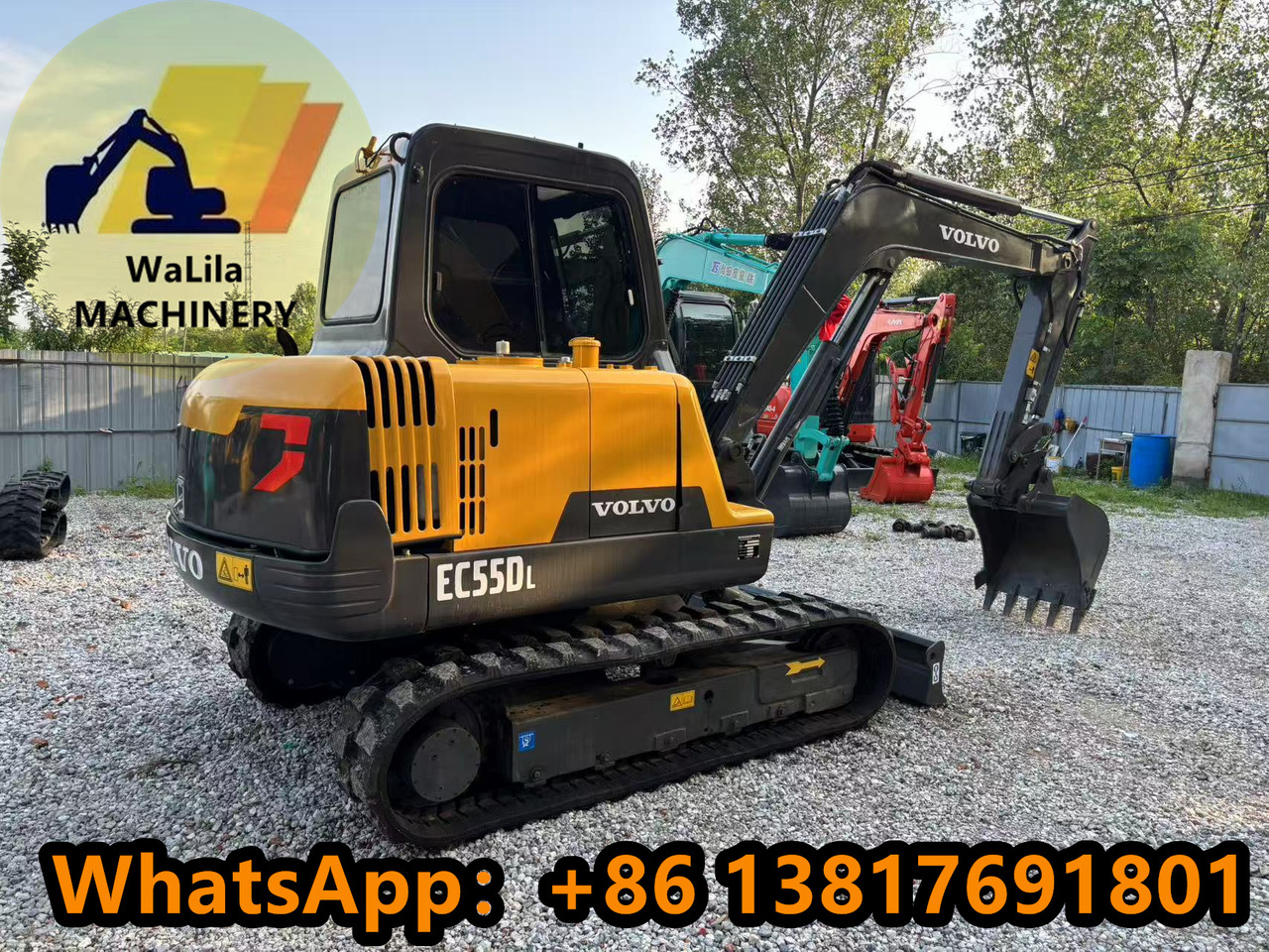 VOLVO EC55 Rubber track version - Minibagger: das Bild 4 VOLVO EC55 Rubber track version - Minibagger: das Bild 4