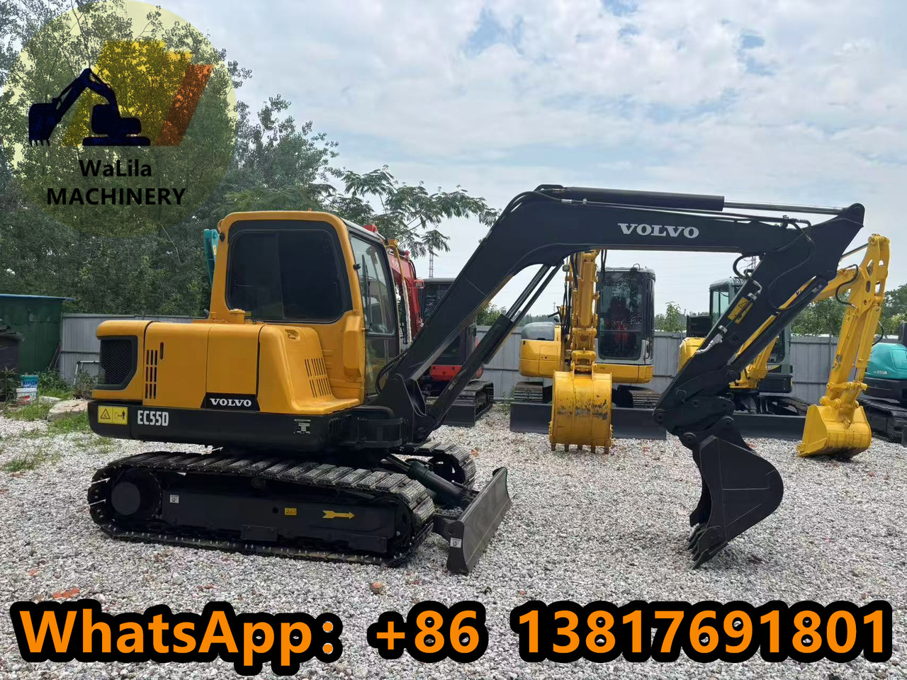 Minibagger Volvo EC55D: das Bild 6