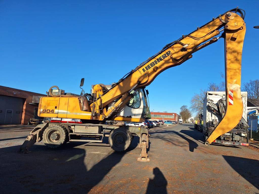 Liebherr A904C Umschlagbagger Greifer +Magnetvorbereitun - Mobilbagger: das Bild 4 Liebherr A904C Umschlagbagger Greifer +Magnetvorbereitun - Mobilbagger: das Bild 4