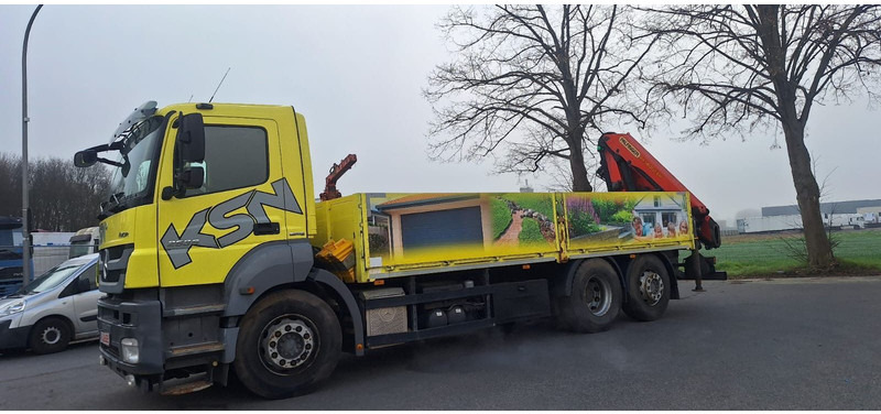 Mercedes-Benz 2636 Axor 3-Achser 6x2 mit Kran PK14002+Funk - Pritsche LKW, Autokran: das Bild 2 Mercedes-Benz 2636 Axor 3-Achser 6x2 mit Kran PK14002+Funk - Pritsche LKW, Autokran: das Bild 2