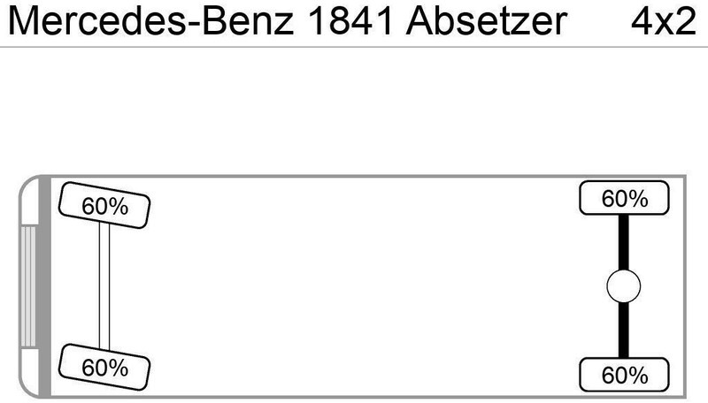Mercedes-Benz 2641 Absetzer 6x2 Blatt/Luft Klima AHK - Absetzkipper: das Bild 4 Mercedes-Benz 2641 Absetzer 6x2 Blatt/Luft Klima AHK - Absetzkipper: das Bild 4