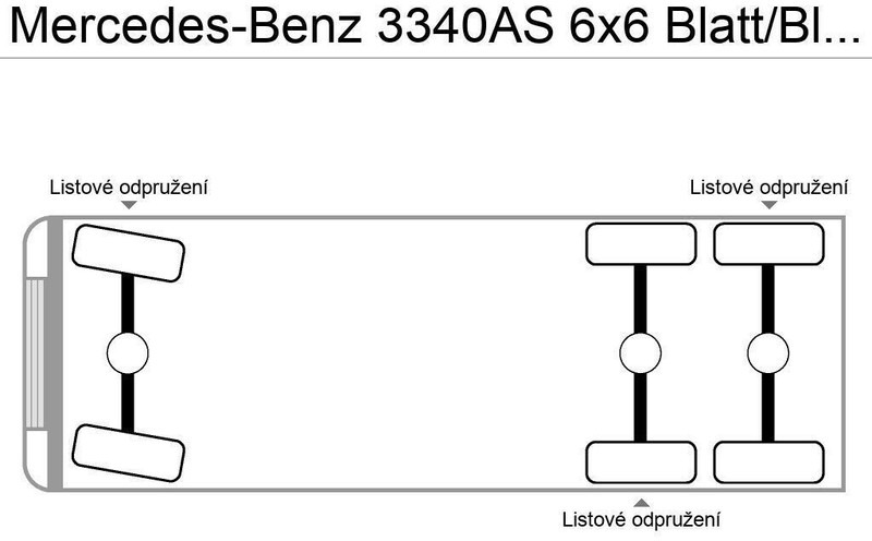 Mercedes-Benz 3340AS 6x6 Blatt/Blatt German Truck - Sattelzugmaschine: das Bild 3 Mercedes-Benz 3340AS 6x6 Blatt/Blatt German Truck - Sattelzugmaschine: das Bild 3