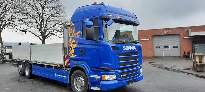 Scania G440 Pritsche 6x2 Kran am Heck vor - Pritsche LKW, Autokran: das Bild 2 Scania G440 Pritsche 6x2 Kran am Heck vor - Pritsche LKW, Autokran: das Bild 2