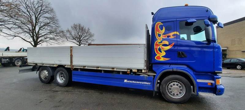 Scania G440 Pritsche 6x2 Kran am Heck vor - Pritsche LKW, Autokran: das Bild 3 Scania G440 Pritsche 6x2 Kran am Heck vor - Pritsche LKW, Autokran: das Bild 3