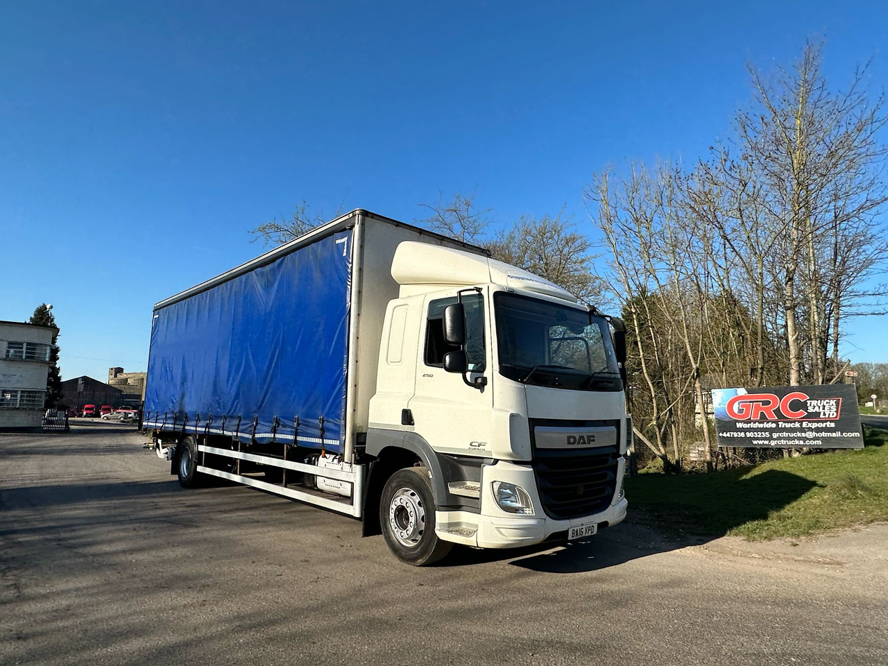 2016 DAF CF 250 Curtainside Truck - Plane LKW: das Bild 4 2016 DAF CF 250 Curtainside Truck - Plane LKW: das Bild 4