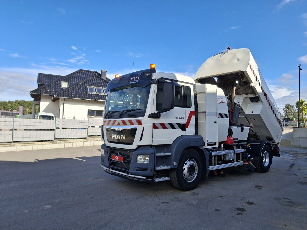 Kehrmaschine MAN TGS 18.320 Zamiatarka Kehrmaschine BUCHER OptiFant 8000 Karcher Euro 6 PM10 L/R Hochdruckreinigung: das Bild 19